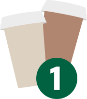 2 Starbucks kaufen