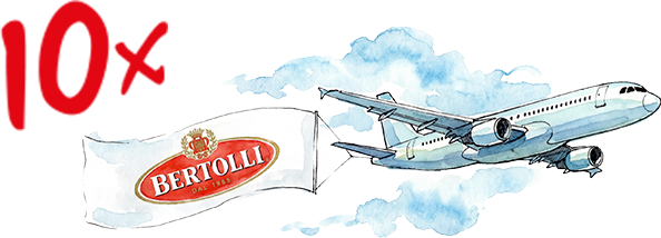 BERTOLLI Flieger – Reise in die Toskana