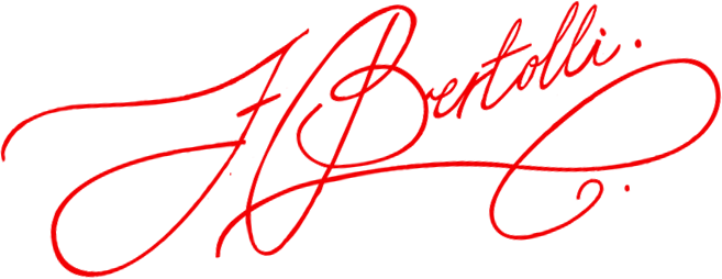 F. Bertolli Unterschrift