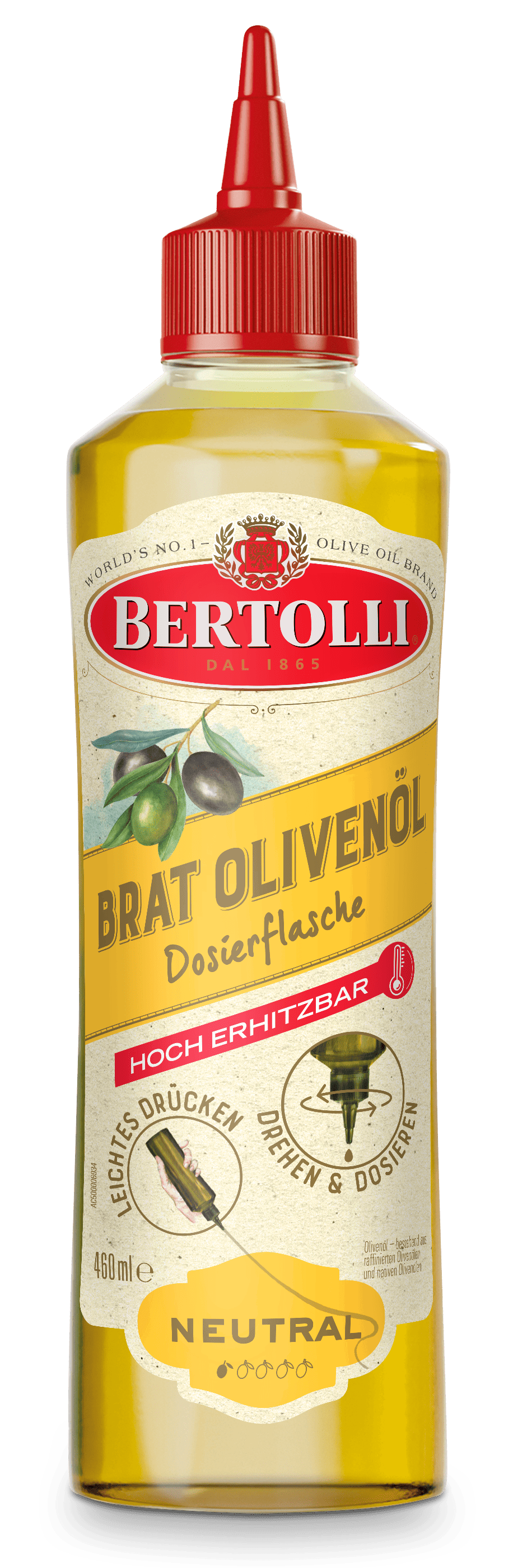 BERTOLLI Bratolivenöl Dosierflasche 460ml